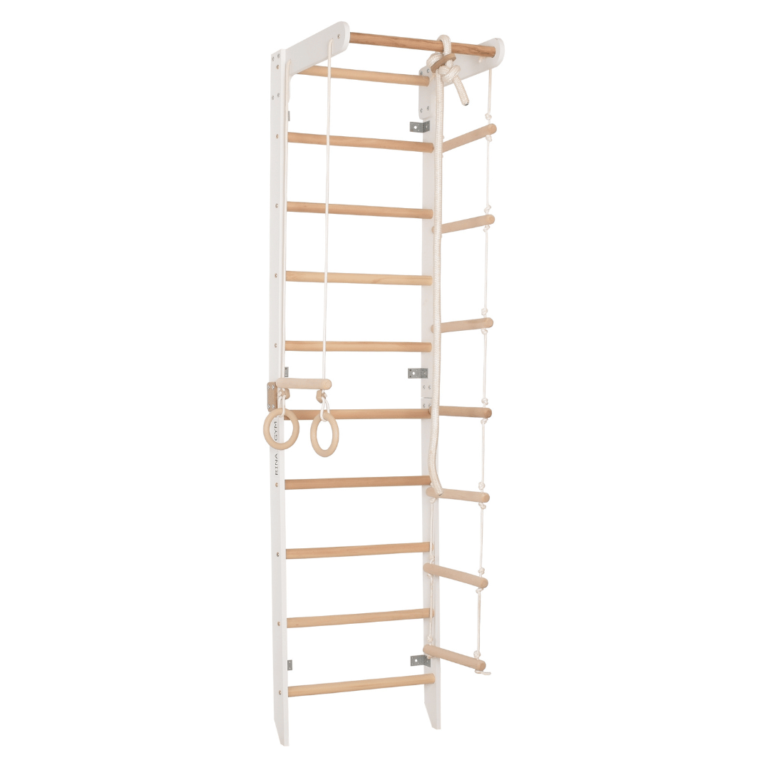 Spalliera svedese bianca SPR B – dettaglio accessori