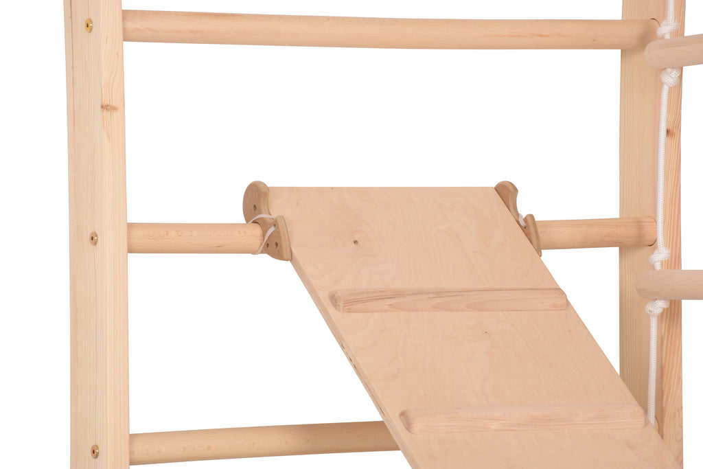Spalliera svedese in legno KIN 3 – dettaglio finitura