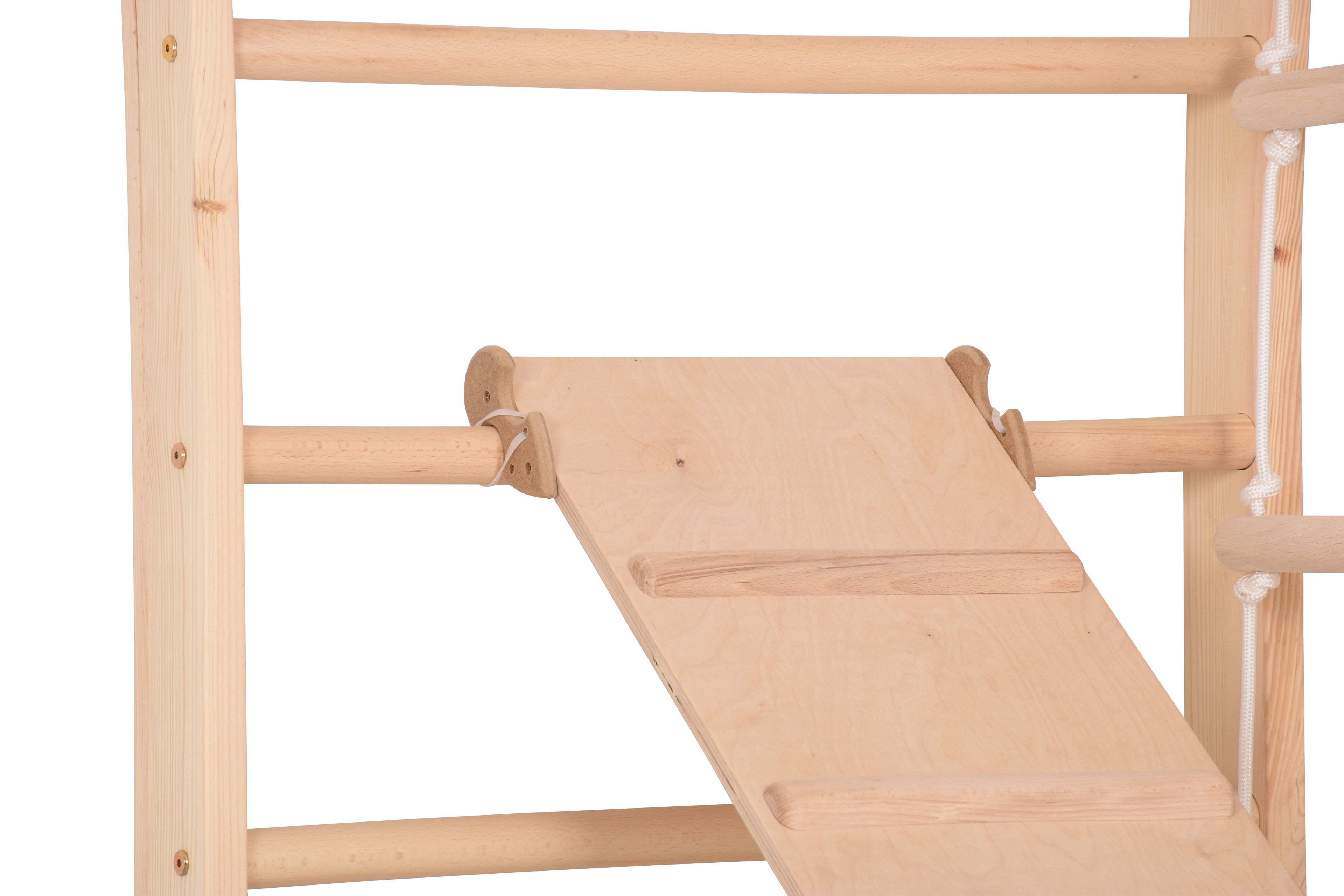Spalliera svedese in legno KOM 3 – confezione e componenti