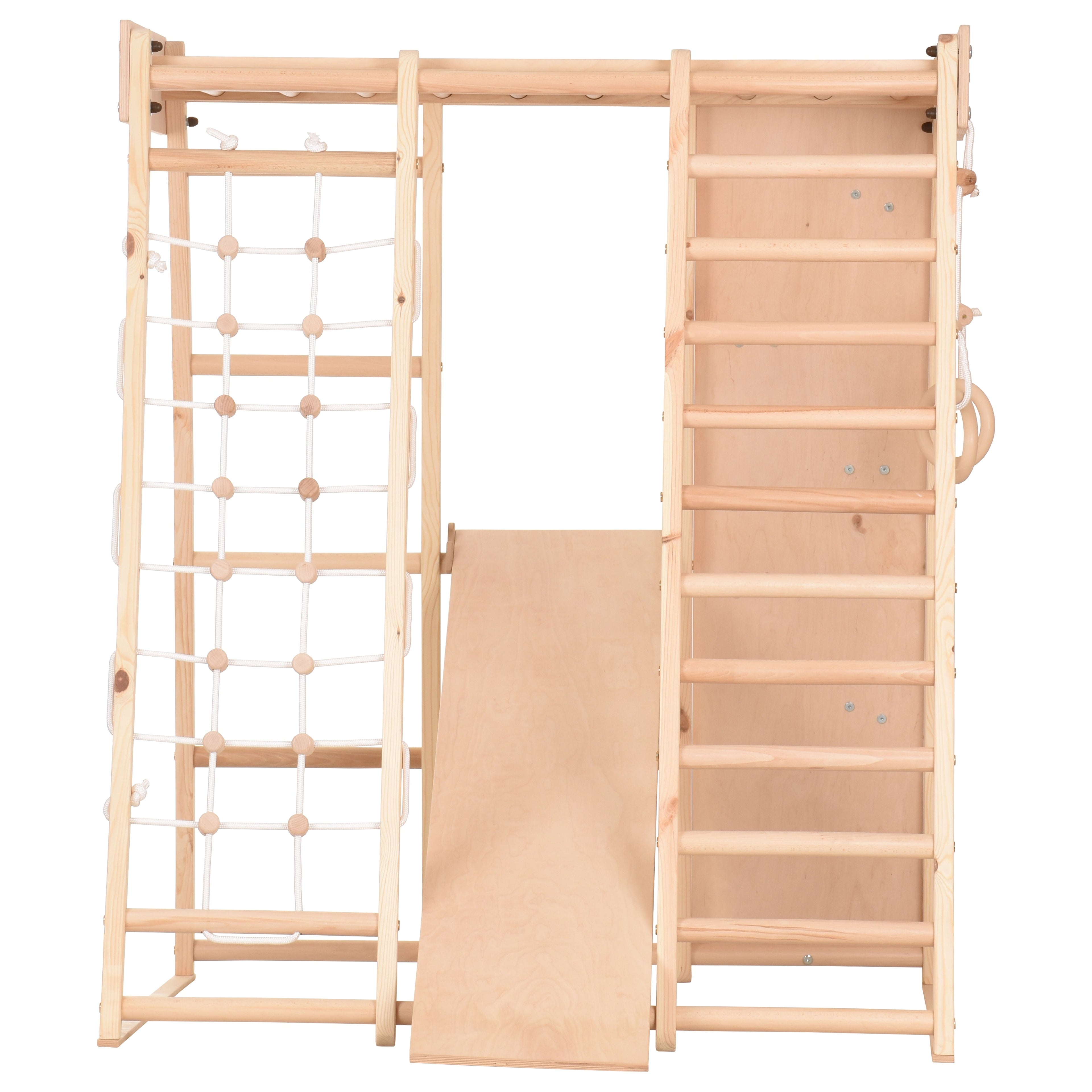Struttura ginnica in legno 3-SEK – dettaglio finitura