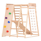 Struttura ginnica in legno 3-SEK – dettaglio del fissaggio