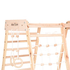 Palestra domestica in legno Classic – vista in uso