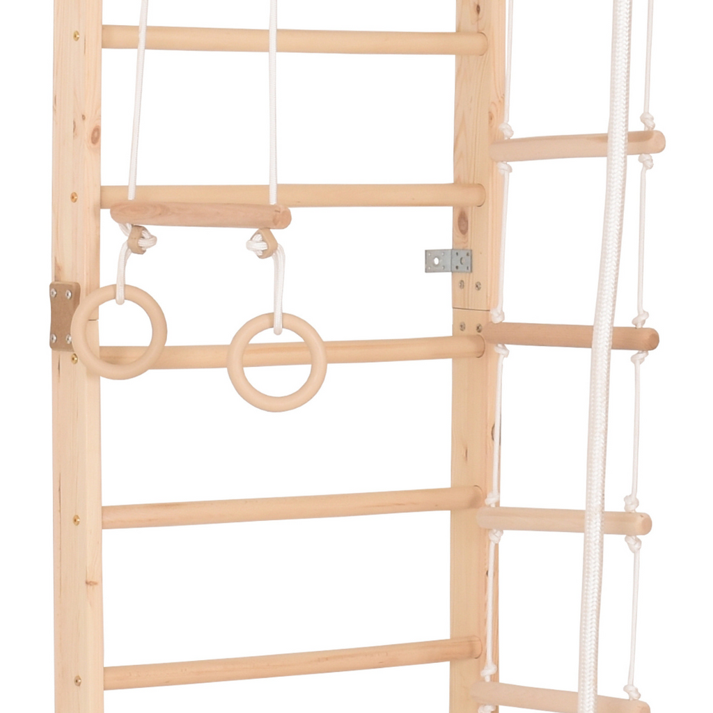 Spalliera svedese in legno KIN 2 – dettaglio accessori