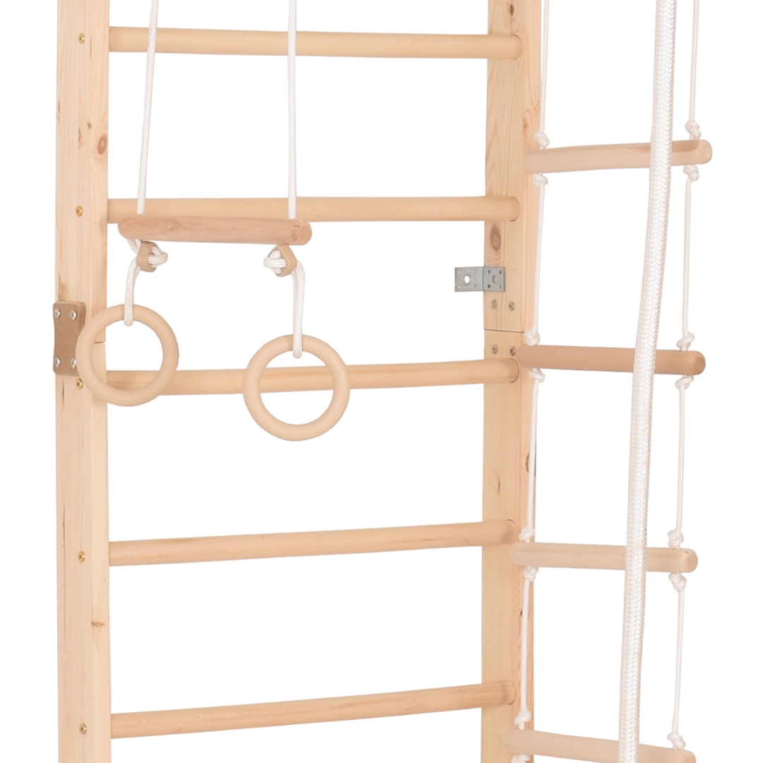 Spalliera svedese in legno KIN 2 – dettaglio accessori