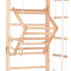 Spalliera svedese in legno KIN 3 – dettaglio pioli in faggio