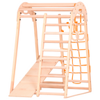 Struttura ginnica in legno K2 – vista frontale