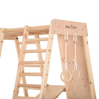 Struttura ginnica in legno 3-SEK – vista in uso