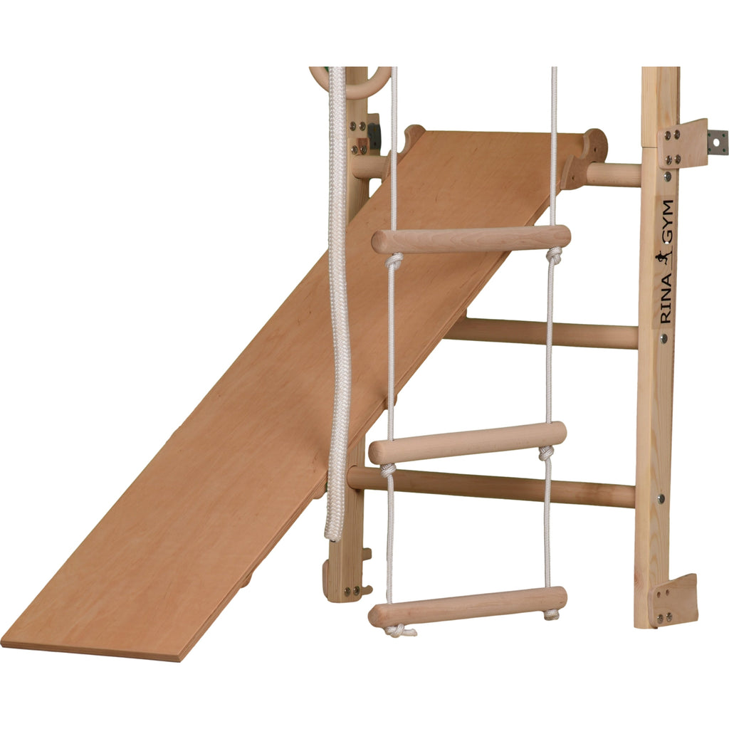 Spalliera svedese in legno ECO 3 – vista in uso