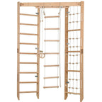 Spalliera svedese angolare in legno SPR Corner – vista frontale