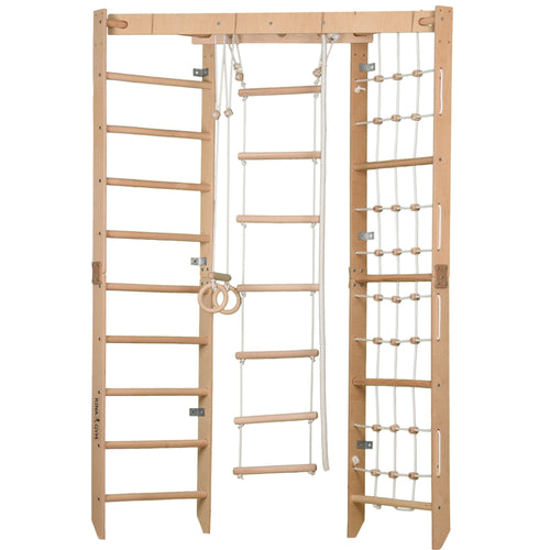 Spalliera svedese angolare in legno SPR Corner – vista frontale