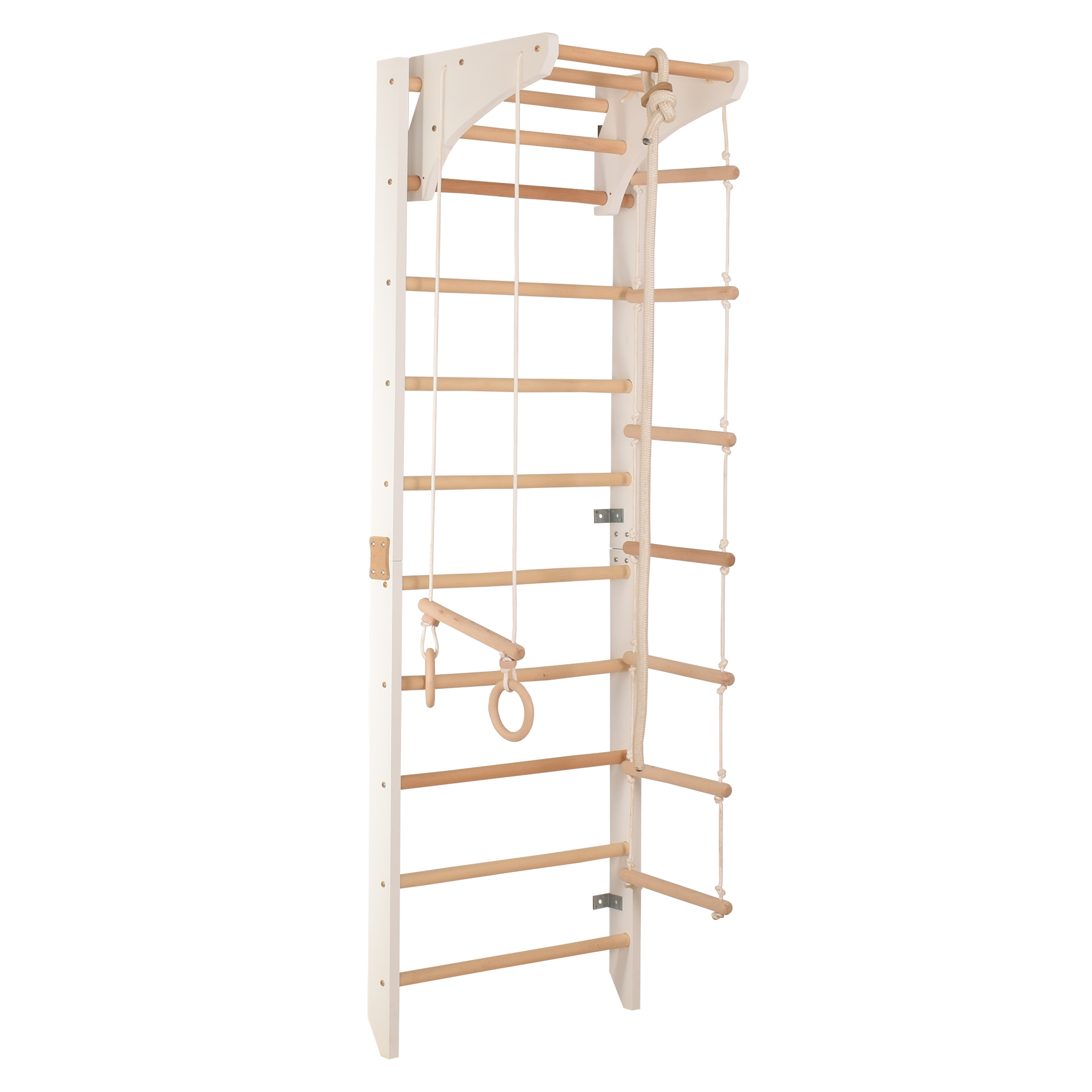 Spalliera svedese bianca 2W1 – dettaglio accessori