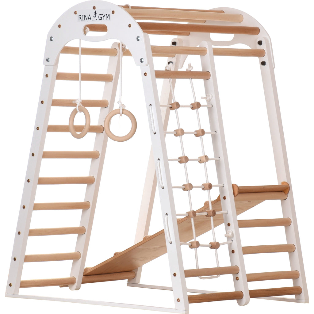 Struttura ginnica bianca K2 – nell'ambiente domestico