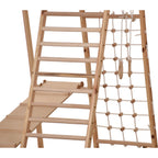 Palestra domestica in legno Classic – vista laterale