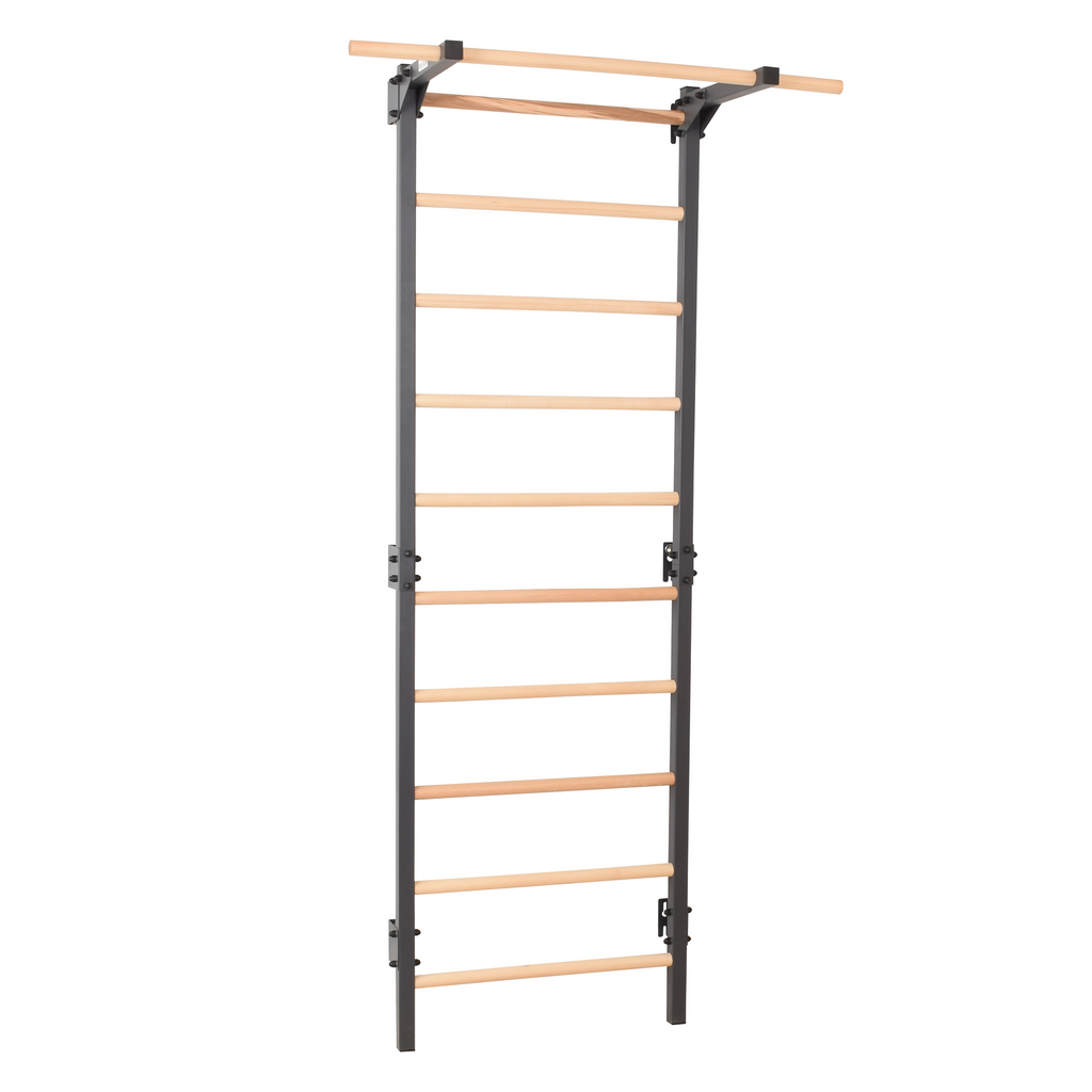 Spalliera svedese in metallo STEEL Pure grafite – nell'ambiente domestico