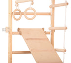 Spalliera svedese in legno ECO 3 – dettaglio pioli in faggio