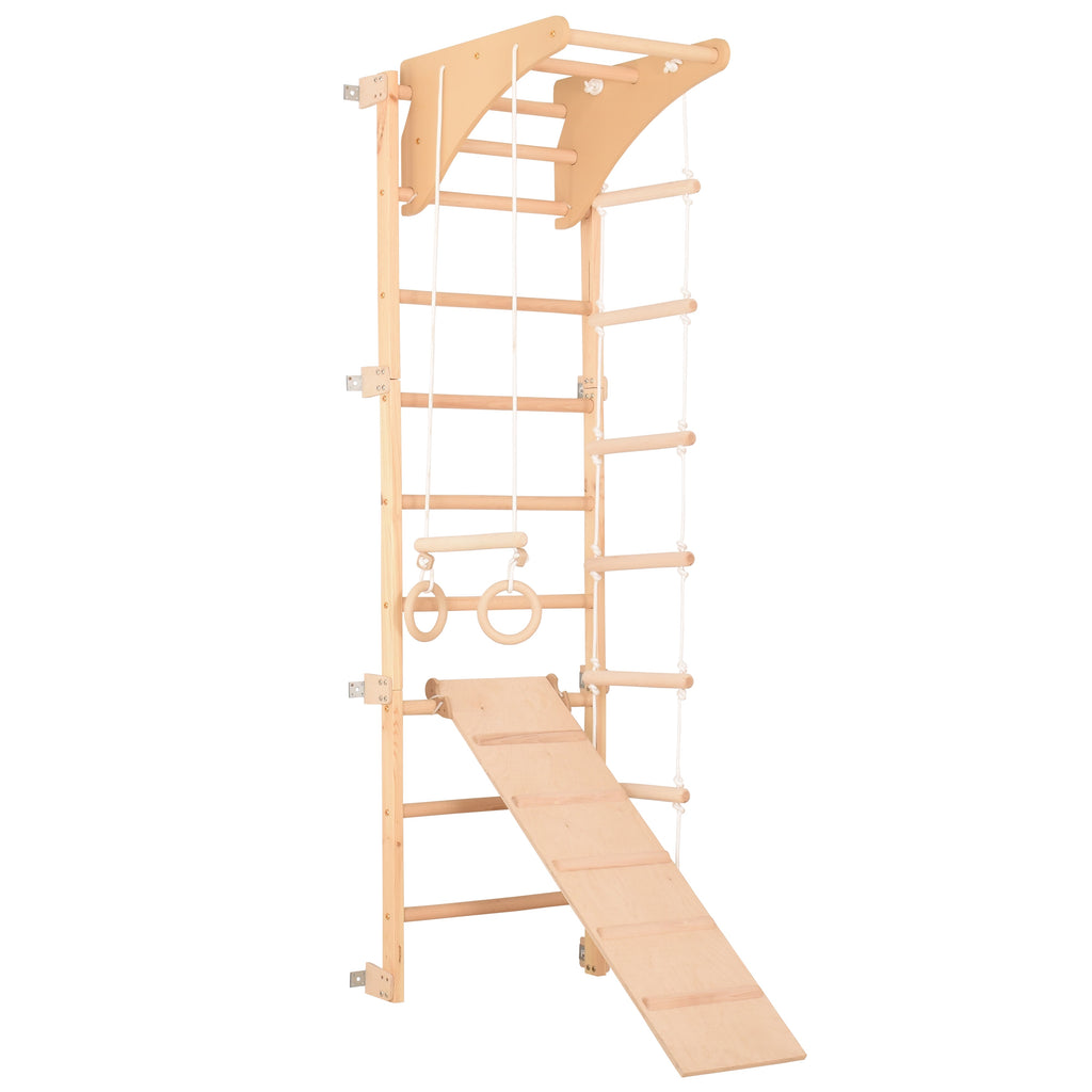 Spalliera svedese in legno ECO 3 – vista frontale