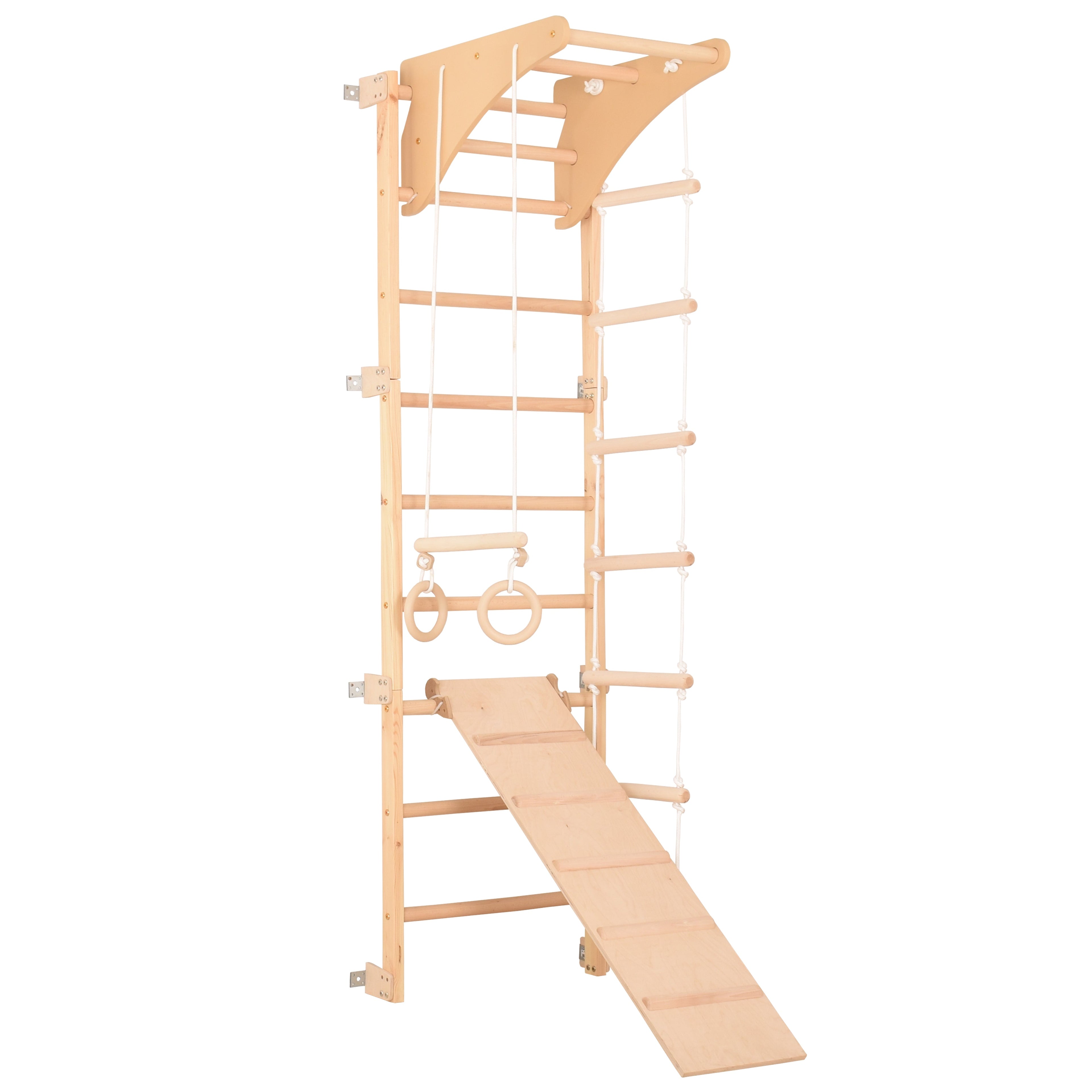 Spalliera svedese in legno ECO 3 – vista frontale