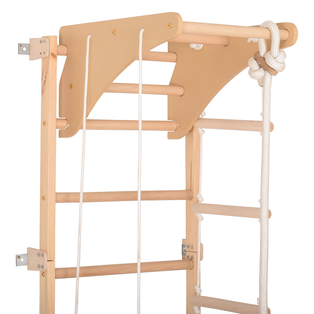 Spalliera svedese in legno ECO 3 – nell'ambiente domestico