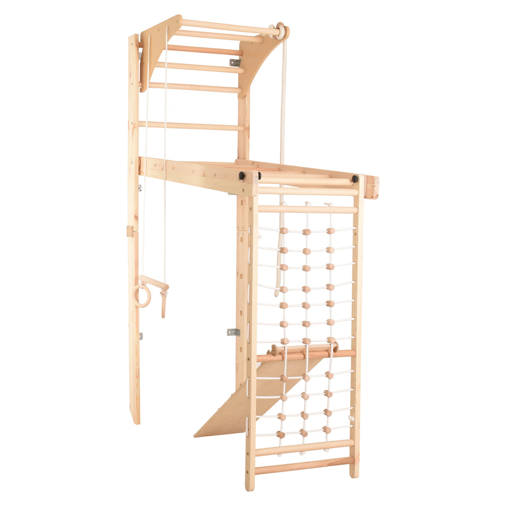 Spalliera svedese in legno TRNS – dettaglio accessori