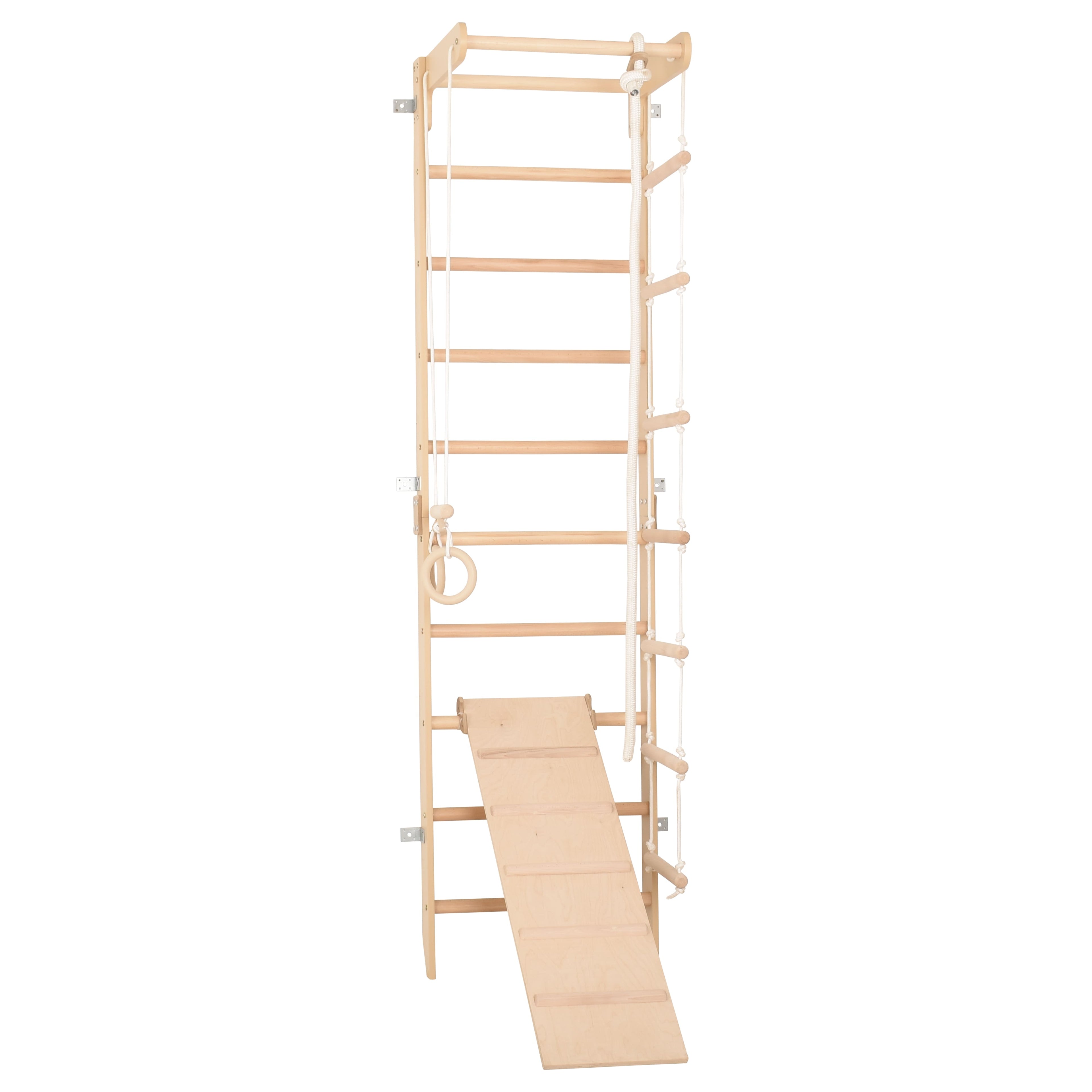Spalliera svedese in legno SPR B+Slide – vista in uso