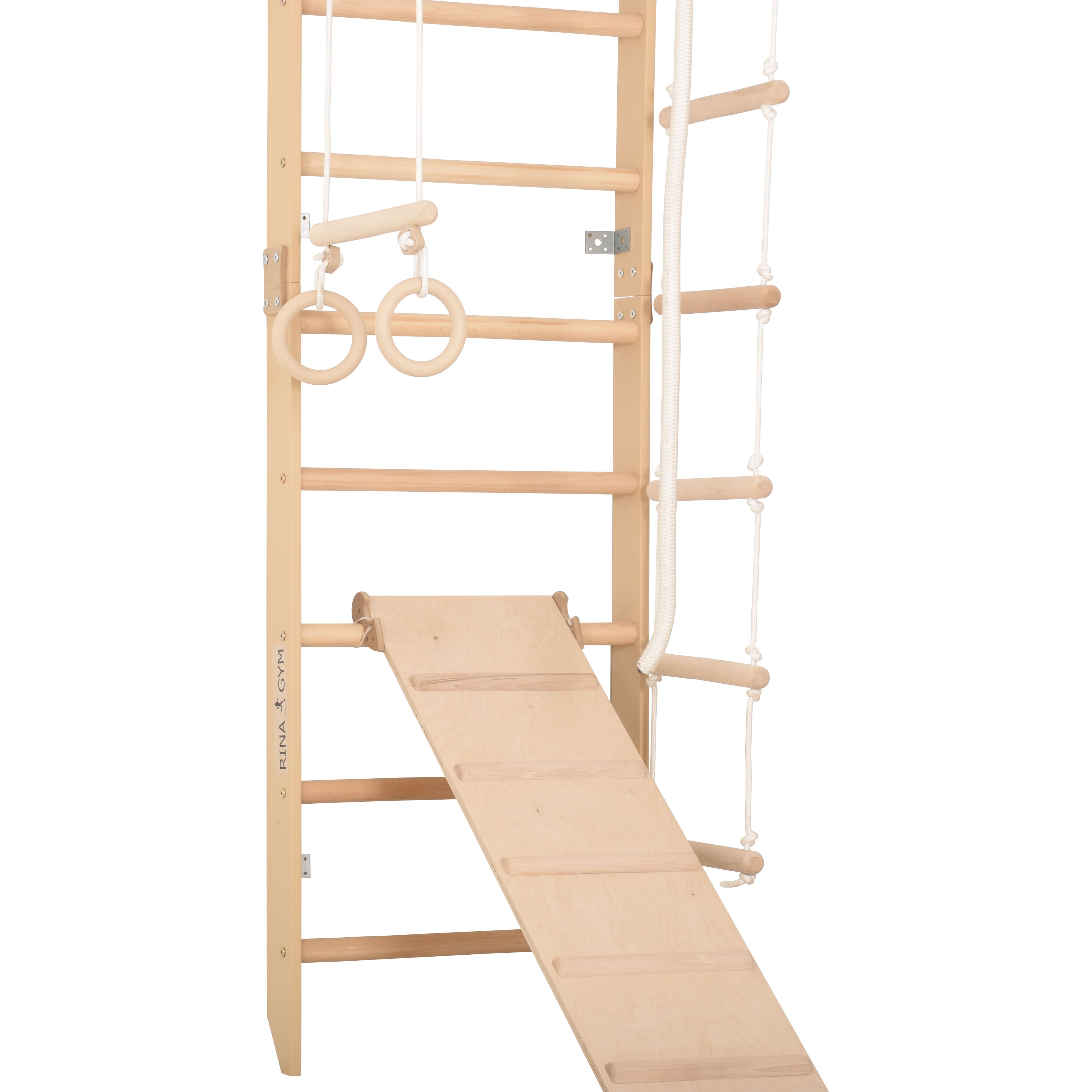 Spalliera svedese in legno SPR C+Slide – nell'ambiente domestico