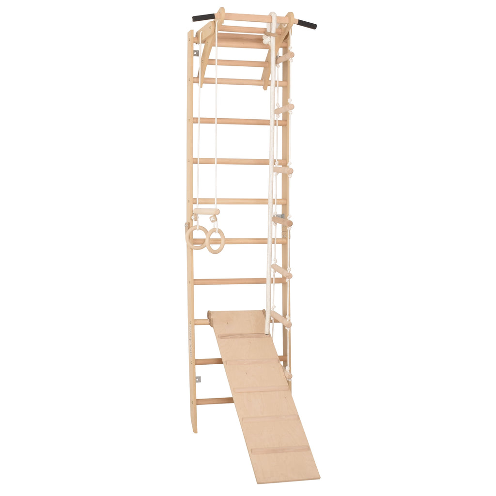 Spalliera svedese in legno SPR A+Slide – vista laterale