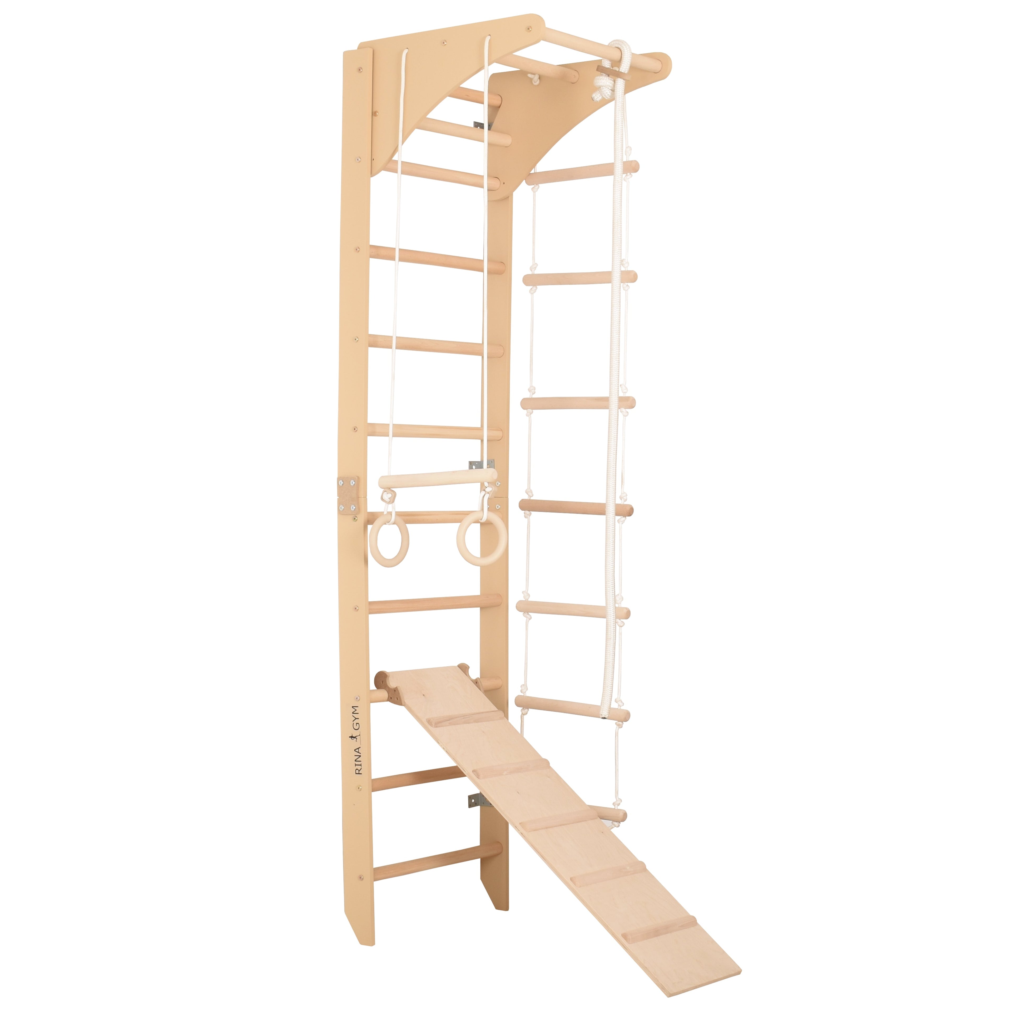 Spalliera svedese in legno SPR C+Slide – vista frontale