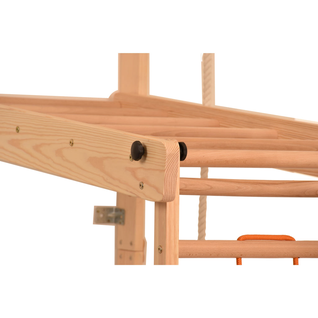 Spalliera svedese in legno TRNS – vista frontale